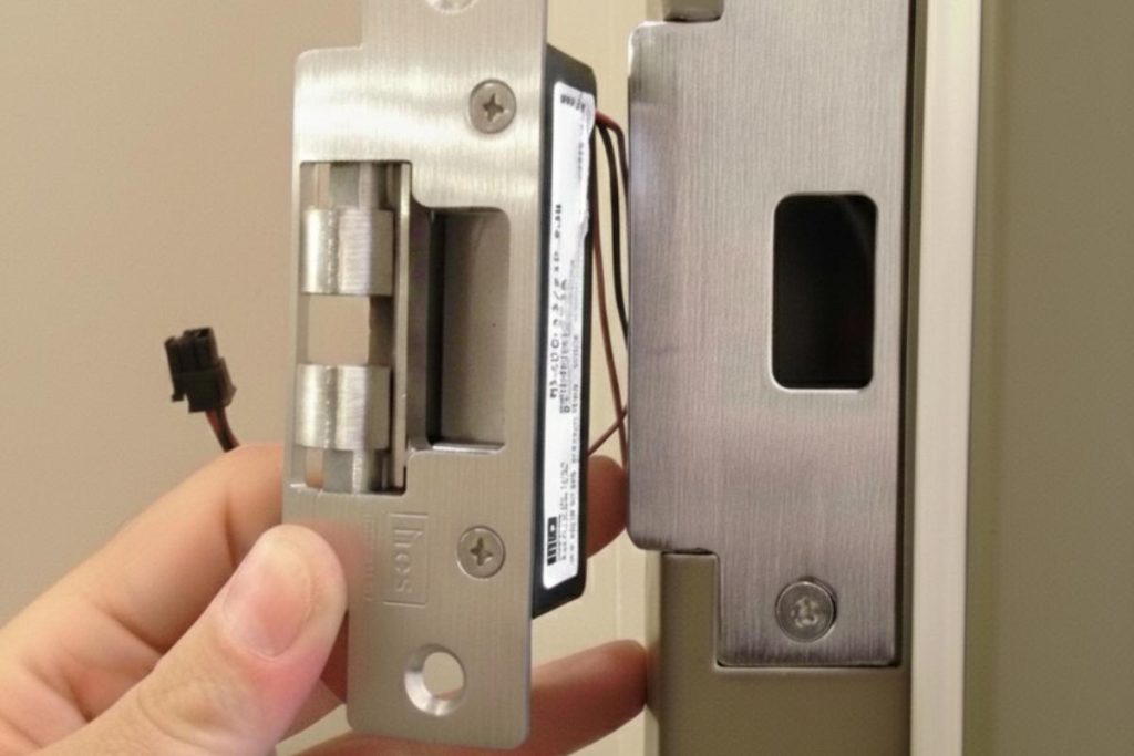 Electronic Strike Installation