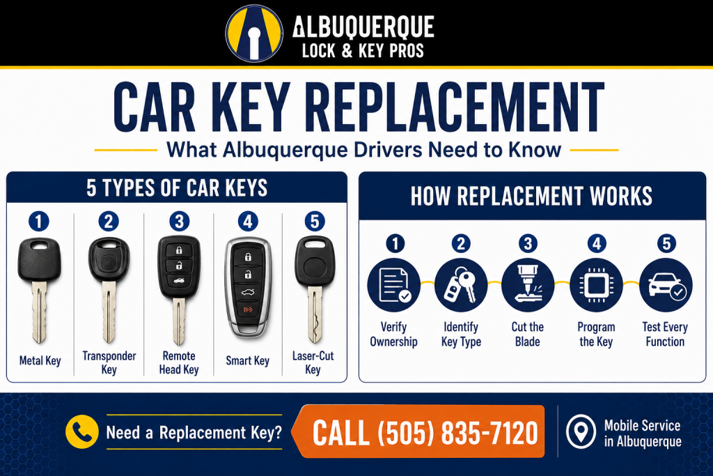 car key replacement infographic